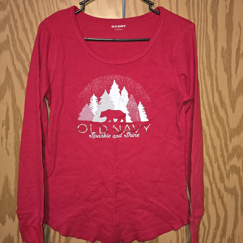Old Navy Waffle Tee M